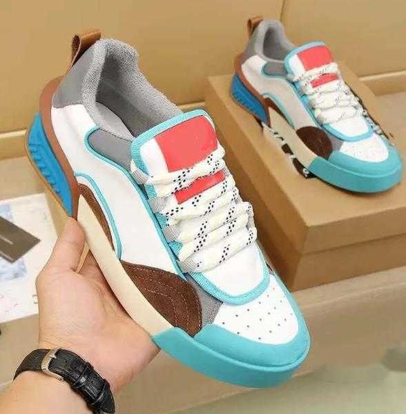 

luxury brand casual shoes splicing fashion casual board shoes italian popular youth brand shoes, Black