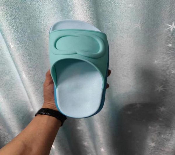 

new europ style fashion classic thick bottom ladies slippers soft comfortable high profile hollow letter design send box 5677279, Black