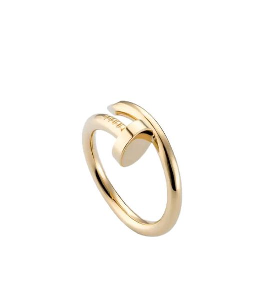 

designer nail rings for women men love midi ring design wedding jewelry couple lover silver gold rings with original bag never fad5150205
