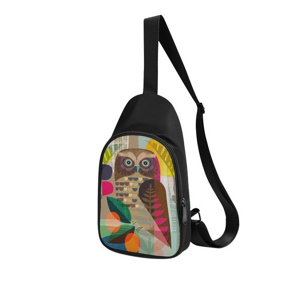 

diy custom men's chest bags women's shoulder bags chest bags yellow lovely production of personalized exclusive custom couple gift