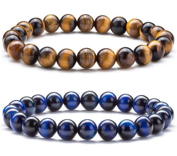 

adjustable tiger eye stone beaded bracelet strands yoga lava essential oil diffuser bead braided bracelets bangle healing balance 8644540, Black