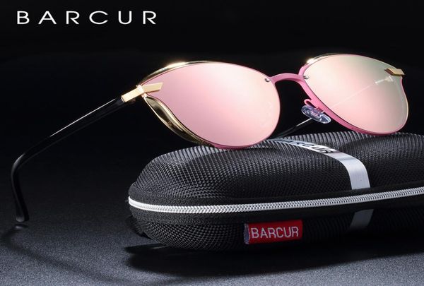 

sunglasses barcur luxury polarized women round sun glassess ladies lunette de soleil femme 2211236051910, White;black