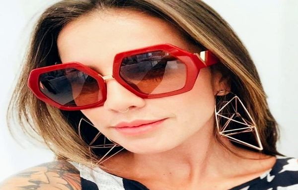

women square sunglasses new arrivals retro sun glasses womens luxury designer sun glasses red frame brown gafas de sol2336117, White;black
