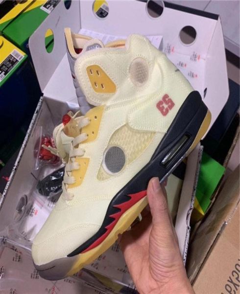 

shoes authentic 5 sail white black muslin fire red 3m reflective 23 dress men sport sneakers dh85651001898176