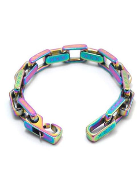 

361 titanium steel bracelet with diamonds shiny bracelet personality chain bracelet fashion jewelry supply z229411644, Black
