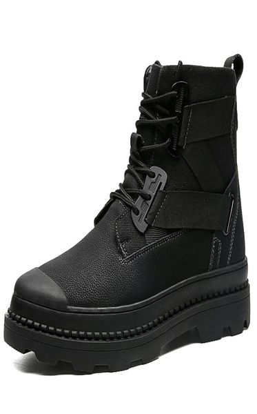 

2020 new big size 3846 men shoes genuine leather men ankle boots fashion winter men boots warm casual shoes with7251119, Black