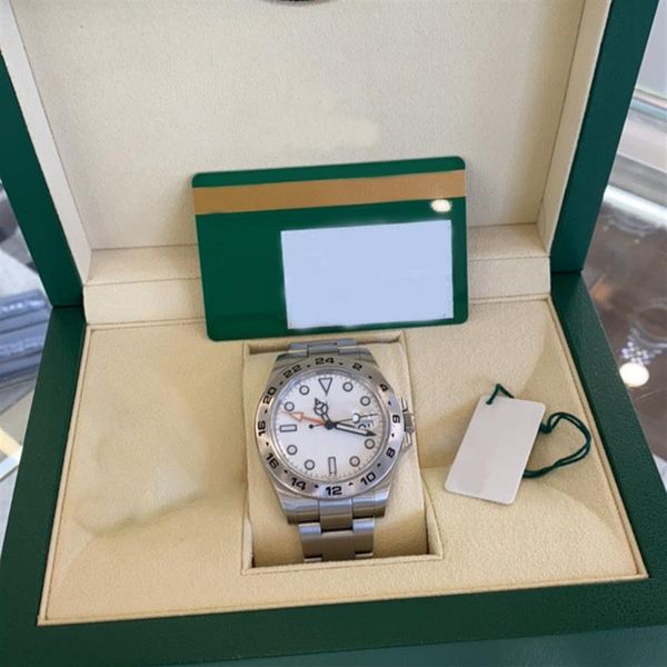 

2023 qc check luxury wristwatch ii orange white stainless steel gmt 42mm men's automatic watch automatic mechanical bracelet 3119, Slivery;brown