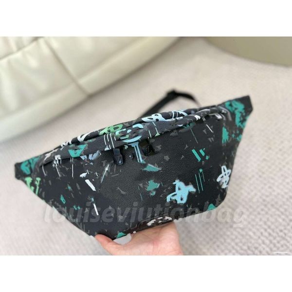 

waist bags man women packs wide strap crossbody chest bag female elegant plaid pu v leather 43644