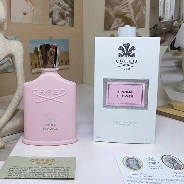 

Perfumes Fragrances for Women Spring Flower Brand Anti-Perspirant Deodorant 100ml Spray Natural Famous Ladies Cologne 3.3 FL.OZ Long Lasting Scent For Gift Wholesale