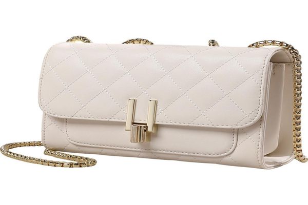 

2021 luxurys bags leather sbag lingge chain fashion trend women039s one shoulder slant span bag6886471