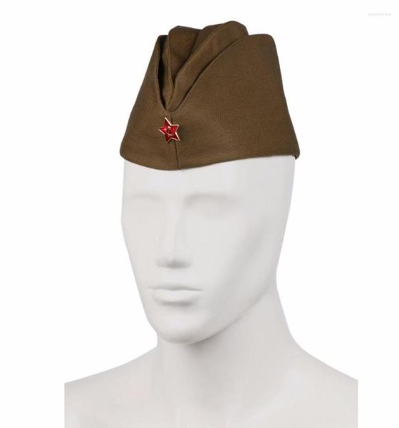 

berets wwii ussr soviet military army garrison cap with badge4246225, Blue;gray