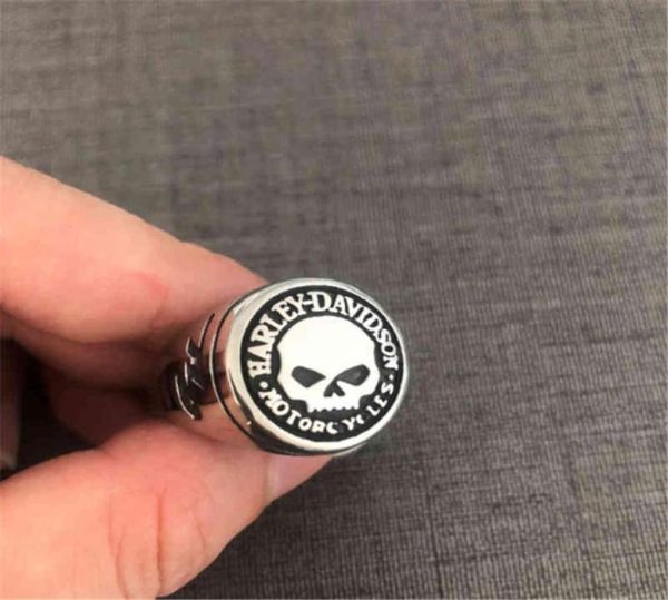 

5pcslot size 713 new cool biker style skull ring 316l stainls steel jewelry men amazing motorbiker29434854209809, Silver