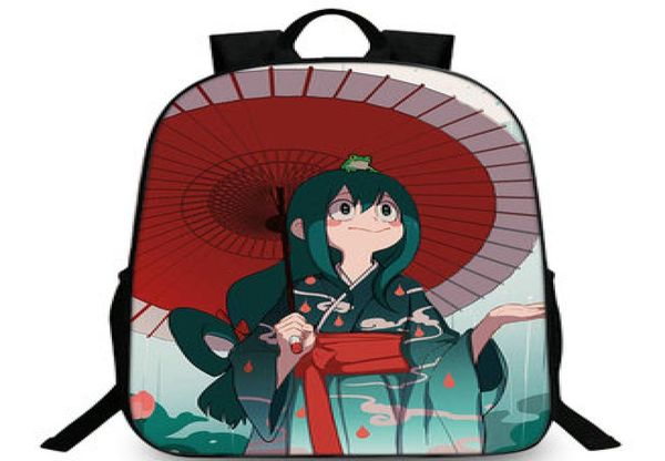 

kimono backpack my hero academia day pack school bag asui tsuyu packsack picture rucksack sport schoolbag outdoor daypack3530254