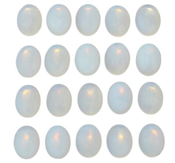 

opalite oval flat back gemstone cabochons healing chakra crystal stone opal bead cab covers no hole for jewelry craft making9167917, Black