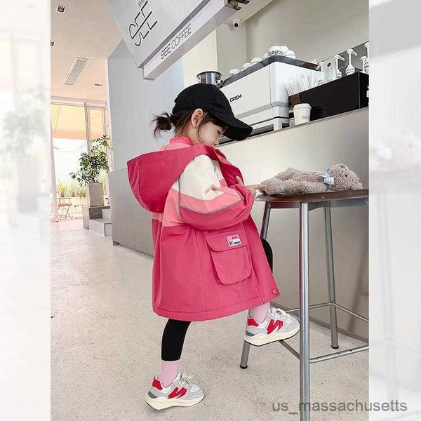 

down coat autumn winter pink jacket coat big kids teens clothes for teens little girls childrens boutique clothing cardigan outwear r230905, Blue;gray