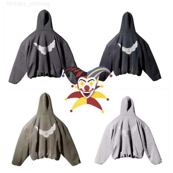 

2023fw hoodie men women 1 print oversized heavy fabric hooded, Black;brown