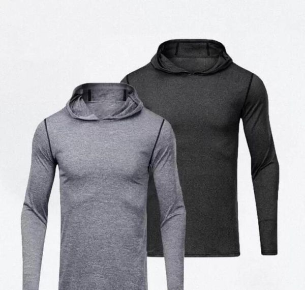 

2027 sweatshirt mens t shirts hoodies yoga hoodie sports gym wear align elastic fitness tights workout men lemens e7ae1700719