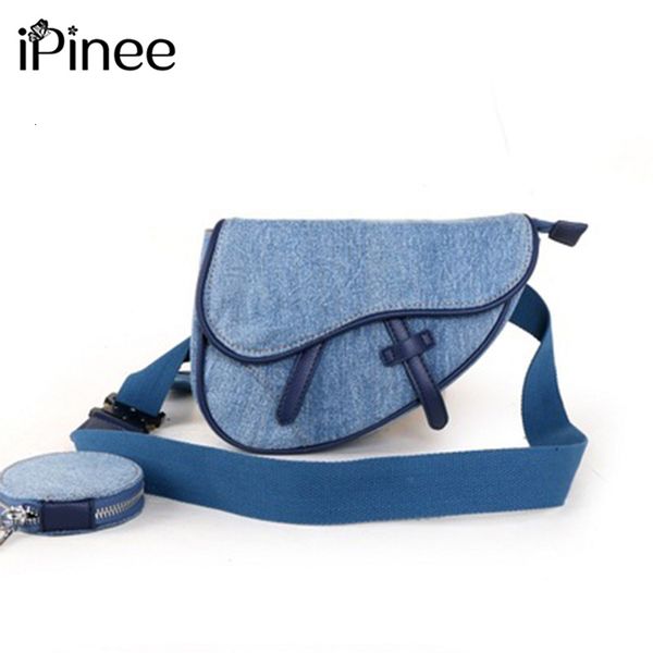 

evening bags dompet dan tas tangan ipinee desain mewah selempang bahu denim untuk wanita kualitas tinggi 230905