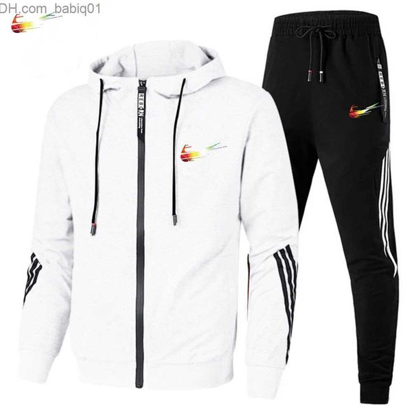 

dunk designer jacket new listing men's tracksuits sweatshirt set casual men sports suit fashion women tracksuits hooded sets jacket pan, Gray