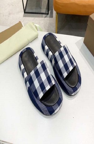 

england designer slipper luxury women sandal brand slide woman slippers lady slides flip flop by dq01 033101124, Black
