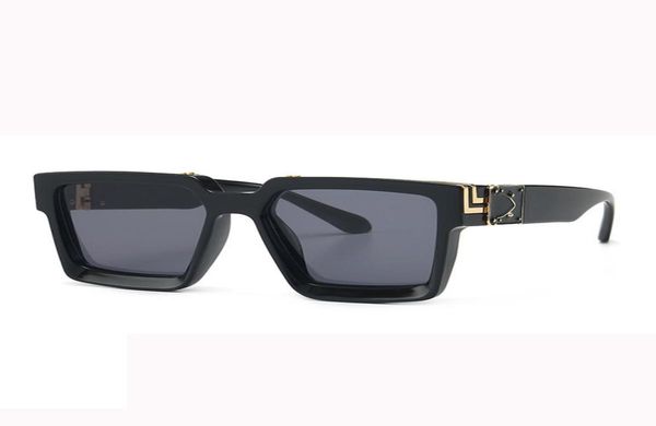 

new arrived 2019 square style brand men sprot sunglasses six color 20pcslot drop custom logo6953338, White;black