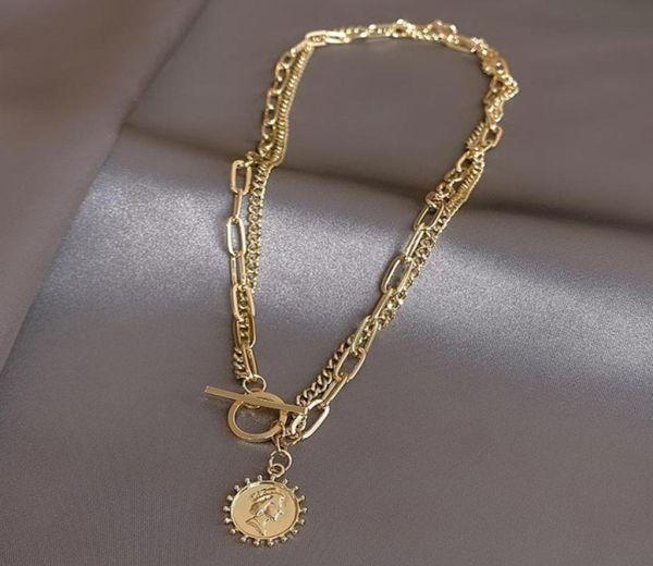 

queen pendant necklace 2021 new simple atmosphere fashion luxury birthday gift2054296, Silver