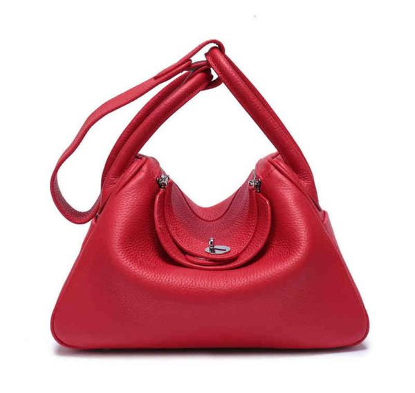 

designers bags 2022 new women039s bag lindi cowhide leather lychee pattern one shoulder hand doctor bag medicine9099201