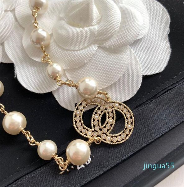 

design necklace womensmall fragrant pearl inlaid with diamond sweet and lovely temperament necklace net red versatile6107383, Silver