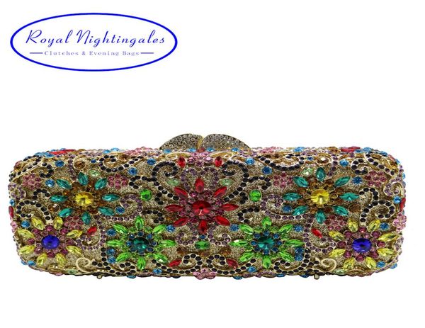 

flower clutch purse luxury women crystal evening clutch bags3650074
