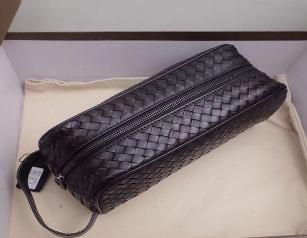 

new arrival 7star quality whole famous designer crochet genuine leather cowhide zippy around cosmetic bags cases big bag5532415