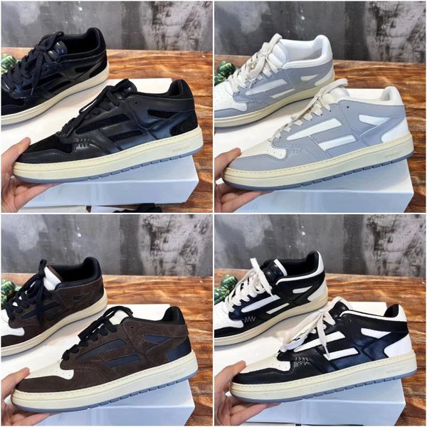 

reptor sneakers designer represent ative style fashion rubber leather retro casual shoes for women men outdoors low board shoes size 35-45, Black