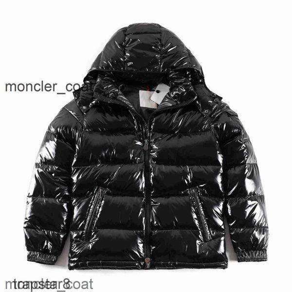 

mens down jacket puffer coats winter stylist coat parka hooded thick womens feather windproof outerwear cold protection badge decoration mul, Black