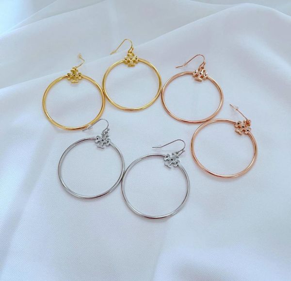 

dangle chandelier stud super a quality real 18k gold plated 3colors rings brand rhinestone earrings earring letter gift2062805, Silver