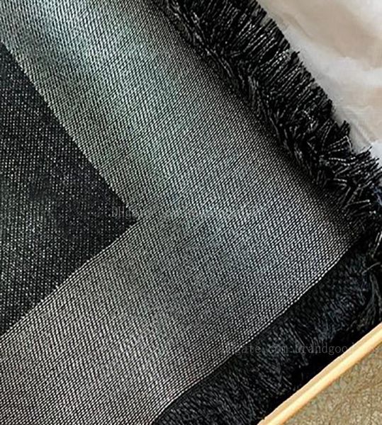 

winter scarf letter scarfes printed scarves wraps kerchief for women jacquard tassel square silk wool warm shawl classic luxury wh1912033, Blue;gray