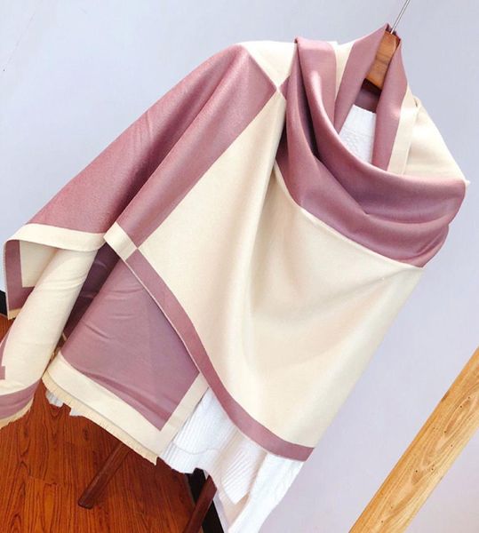 

winter scarf pashmina for brand designers warm fashion women imitate cashmere wool long shawl wrap 65190cm2163036, Blue;gray