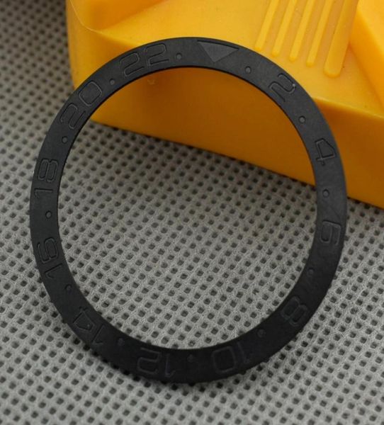 

bliger 38mm black gmt ceramic bezel insert for 40mm mens watch case new 24hours watch bezel insert p6185864239