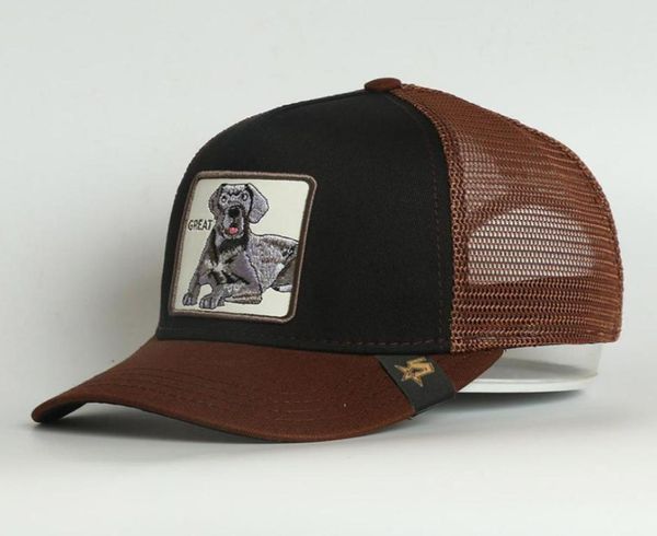 

custom 5 panel animal cap blue cotton great dog hip pop mesh trucker hat12401982361880, Blue;gray