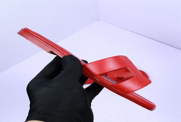 

ladies flat h slippers brand slippers summer leather breathable flat slippers large size1739496, Black