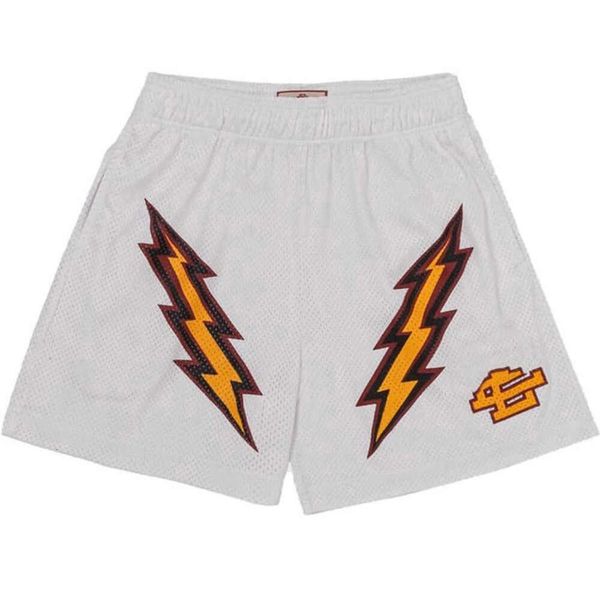

brand luxury men's shorts fashion basic ee pant man women summer casual mesh short new york city skyline designers gym running fitness, White;black