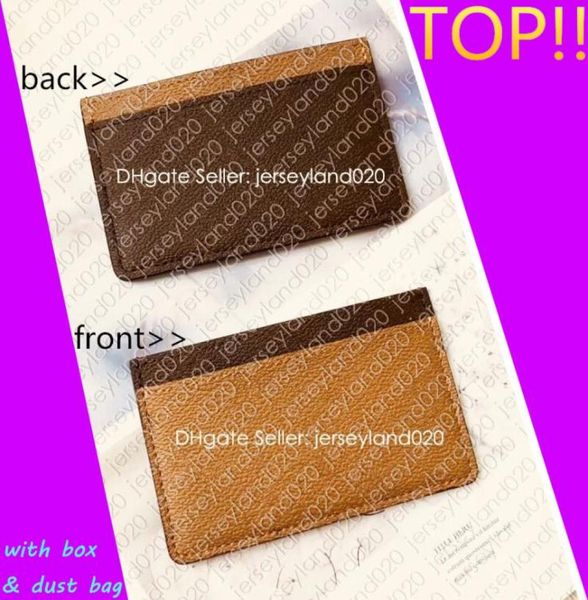 

m69161 card holder porte cartes designer canvas transport coin card case key pouch mini pochette accessoires cles purse walle9467332, Brown;gray