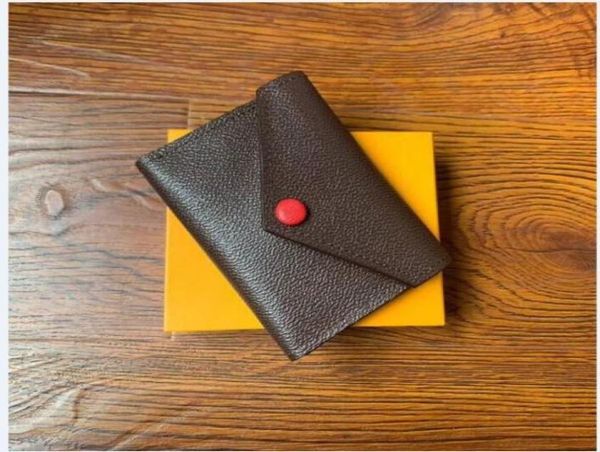 

luxurys designers wallets purse bag fashion short victorine wallet embossed monograms empreinte classic pallas card holder zippy c2434385, Red;black