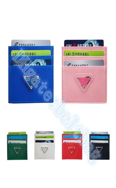 

luxurys designers mens short model triangle wallets card holder women039s genuine leather branded whole luxury holders coin8741250, Red;blue
