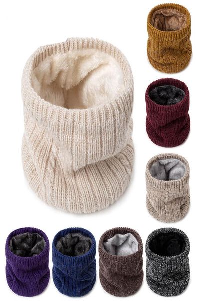 

new winter women039s scarf fashion plus velvet thicken men ring scarf warm collar scarves for boys girls neckerchief7446253, Blue;gray