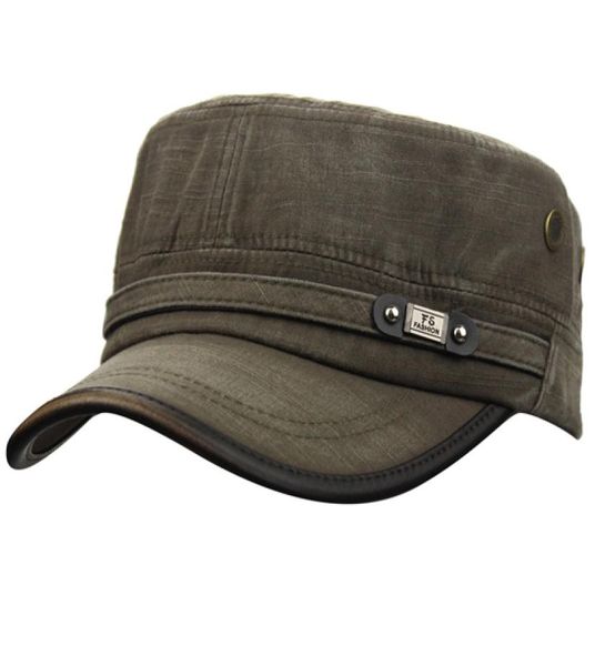 

mens womens 100 cotton adjustable twill corps flat army plain vintage cadet runner golf sports military baseball cap hat4545028, Blue;gray