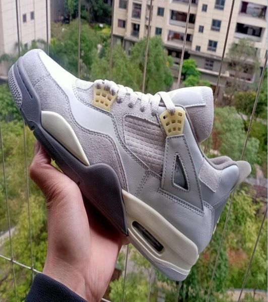 

authentic quality men basketball shoes 4 se craft pon dust whitegrey fogflat pewtersail 4s womens outdoors sneakers dv374207968230