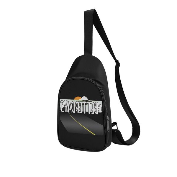 

diy custom men's chest bags women's shoulder bags chest bags black clovely production of personalized exclusive custom couple gift