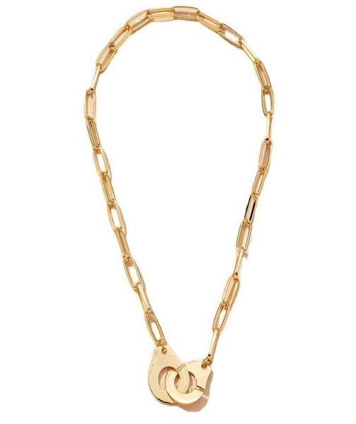 

pendant necklaces 2021 ins gold chain handcuff minimalism minimalist choker trendy korean fashion chic women party jewelry3679544, Silver