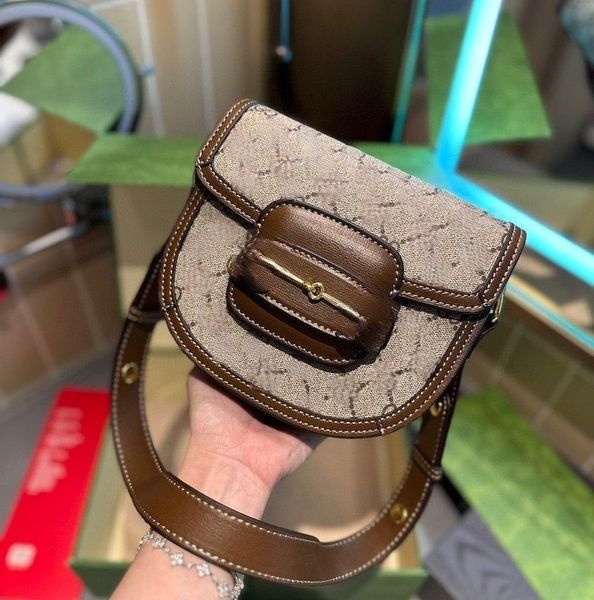 

designer bag women luxury 1955 vintage messenger bags genuine leather handbag shoulder bag blue letters with logo crossbody