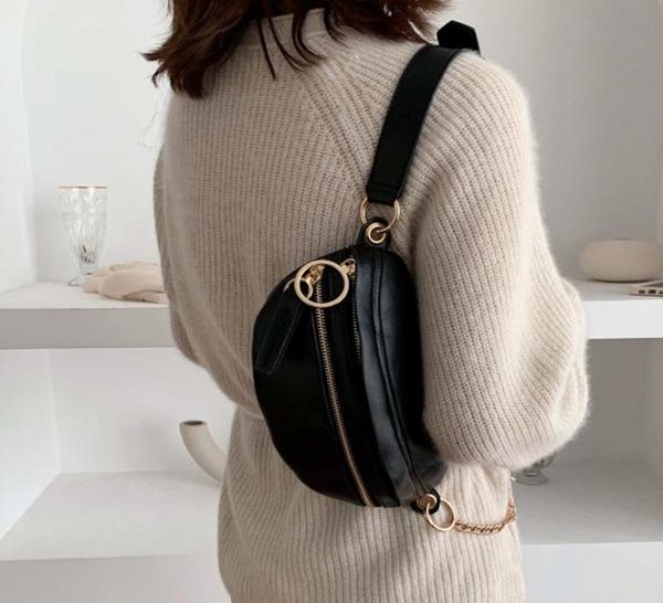 

waist bag women fanny pack women fashion zipper bag leather waist shoulder crossbody chest bag5813337