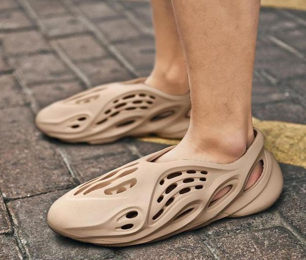 

summer casual shoes men sandals soft mesh couple beach slippers male swimming runners comfort flipflops315s6522300, Black